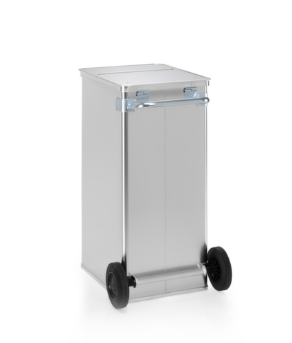 Gmöhling Conteneur G®-DOCU mobile pour l'Gmöhling élimination des dossiers en aluminium G®-DOCU, capacité 240 l