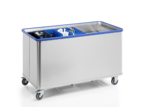 Gmöhling Chariot à caisses en aluminium G®-ERGO vario avec plancher à ressorts, capacité 615 l