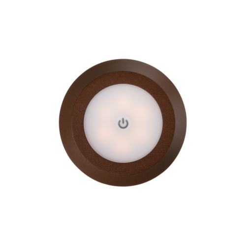 MAUL Lampe de table à DEL MAULnina, lumière blanc chaud, marron