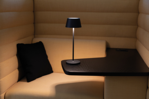 MAUL Lampe de table à DEL MAULnina, lumière blanc chaud, noir