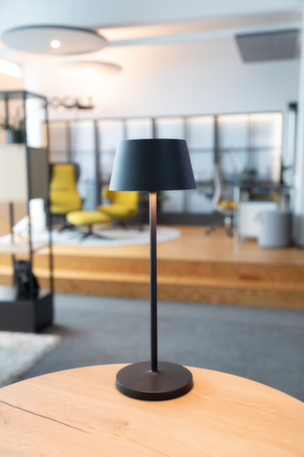 MAUL Lampe de table à DEL MAULnina, lumière blanc chaud, noir