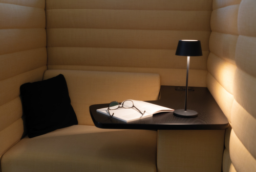 MAUL Lampe de table à DEL MAULnina, lumière blanc chaud, noir