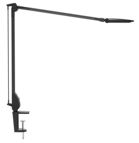 MAUL Lampadaire à DEL pour poste de travail MAULsenja, lumière blanc lumière du jour à blanc chaud, argent