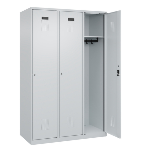 C+P Armoire vestiaire Evolo PLUS, largeur de compartiment 400 mm