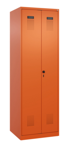 C+P Armoire vestiaire pour EPI Evolo PLUS pour une séparation en noir et blanc, largeur de compartiment 300 mm