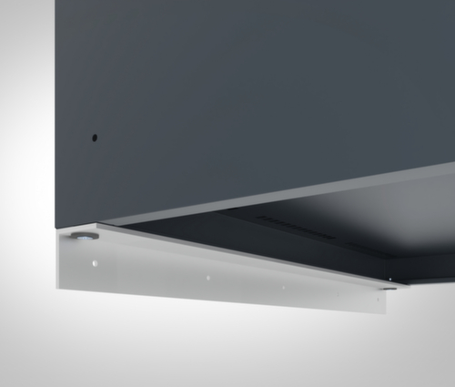 C+P Équerre de maintien Evolo PLUS pour fixation murale pour Armoire vestiaire