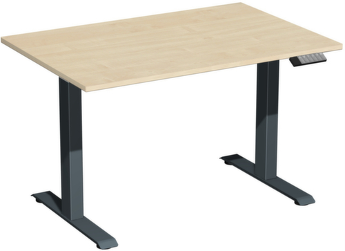 Gera bureau à hauteur réglable électriquement Elevate Basic avec piètement en T