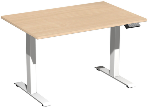 Gera bureau à hauteur réglable électriquement Elevate Basic avec piètement en T