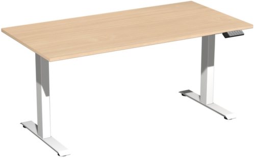 Gera bureau à hauteur réglable électriquement Elevate Basic avec piètement en T