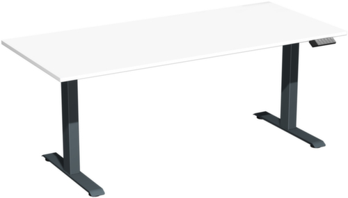 Gera bureau à hauteur réglable électriquement Elevate Basic avec piètement en T