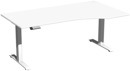 Gera Bureau à retour à hauteur réglable électriquement Elevate Basic avec piètement en T