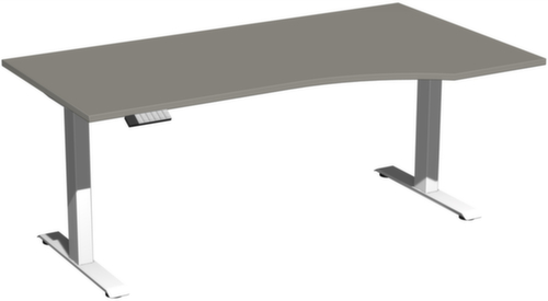 Gera Bureau à retour à hauteur réglable électriquement Elevate Basic avec piètement en T