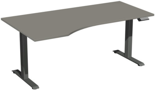 Gera Bureau à retour à hauteur réglable électriquement Elevate Basic avec piètement en T
