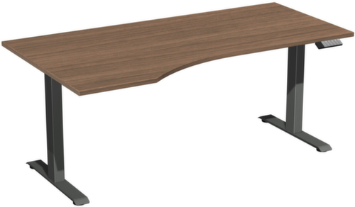 Gera Bureau à retour à hauteur réglable électriquement Elevate Basic avec piètement en T