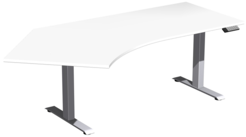 Gera table d’angle assis-debout à hauteur réglable électriquement Elevate Plus