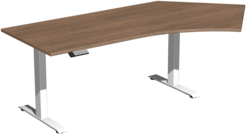 Gera table d’angle assis-debout à hauteur réglable électriquement Elevate Plus