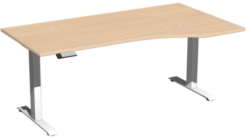Gera Bureau à retour à hauteur réglable électriquement Elevate Plus avec piètement en T