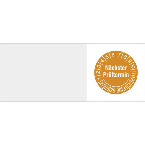 Badge de test du câble avec la couleur de l'année