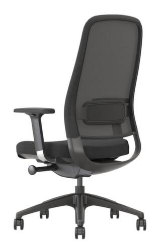 UDOBÄR Fauteuil de bureau pivotant Orsa avec accoudoirs 4D, Dossier maille, noir
