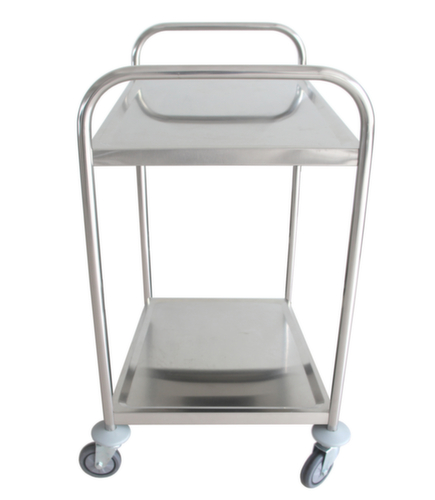 UDOBÄR Chariot pour l'alimentaire en acier inoxydable, force 100 kg, 2 plateaux