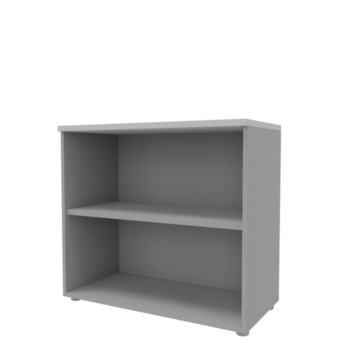 Quadrifoglio Rayonnage de bureau Practika, largeur 900 mm, 2 HC, aluminium/gris