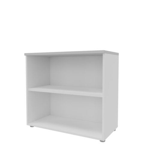 Quadrifoglio Rayonnage de bureau Practika, largeur 900 mm, 2 HC, blanc/gris