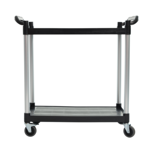 UDOBÄR Chariot à étagères plastique 793x510 mm, force 180 kg, 2 plateaux
