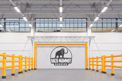 a.m.p.e.r.e. rambarde modulaire Rack Mammut®, main courante, longueur 4000 mm