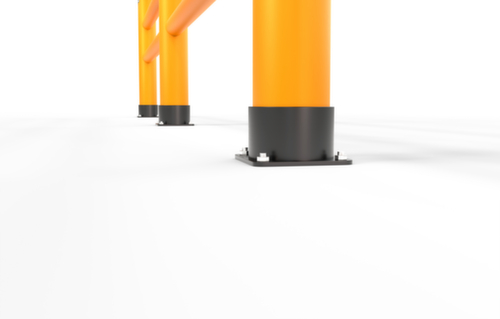 a.m.p.e.r.e. rambarde modulaire Rack Mammut®, main courante, longueur 4000 mm