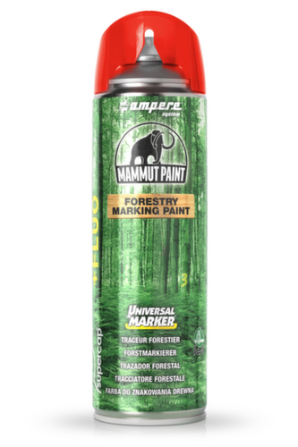 a.m.p.e.r.e. peinture de marquage Universal Marker pour la sylviculture, rouge fluo