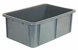 Bac gerbable pour aliments, gris, capacité 40 l