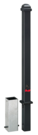 Potelet style à tête hémisphérique, hauteur 1160 mm, à insérer