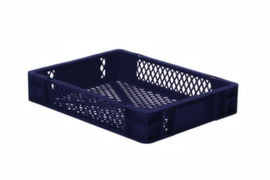 Lakape Bac gerbable norme Europe Favorit parois + fond ajourés, bleu, capacité 7 l
