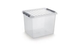 Conteneur de stockage ECO, transparent, capacité 52 l, couvercle