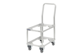 Gmöhling châssis roulant G®-DOLLY C 913 / 2 D pour bac de transport et caisse de transport en aluminium