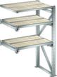 LISTA Rayonnage extensible pour charges lourdes avec 3 niveaux
