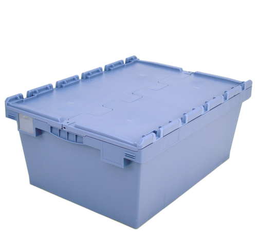 BITO Großvolumen-Mehrwegbehälter mit Rippenboden, Inhalt 120 l, Krokodildeckel