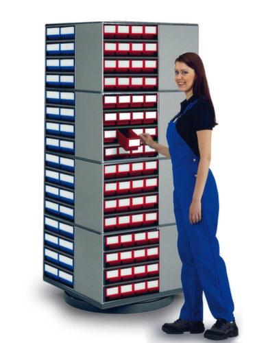 Treston DrehstĂ€nder (leer), fĂŒr 16 Lagermagazine Tiefe 300 mm