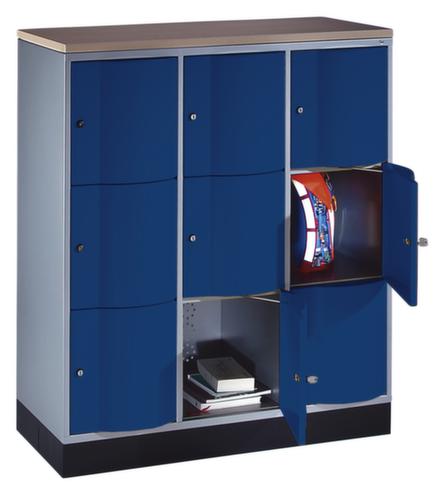 C+P Schließfachschrank Resisto, 9 Fächer