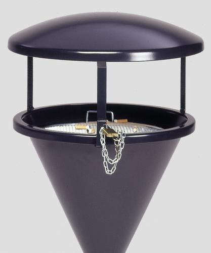 Standascher mit Dach, silber