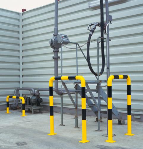 Moravia Rammschutzbügel BLACK BULL Stahlrohr Ø 76 mm, Höhe x Breite 1200 x 750 mm