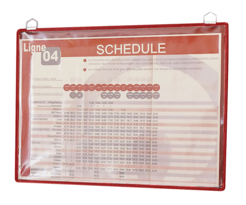 tarifold Aushangtasche  tview, DIN A5, Rahmen mit Metallöse