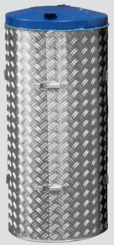 VAR MĂŒllsackstĂ€nder Kompakt, fĂŒr 120-Liter-SĂ€cke, Deckel RAL5010 Enzianblau