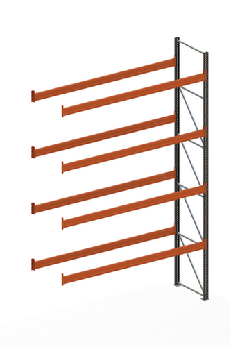 META Palettenregal MULTIPAL für 20 Paletten, 3685 mm breit, 5 Lagerebenen