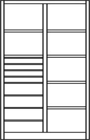 C+P Systemschrank ERGO, Breite 1200 mm