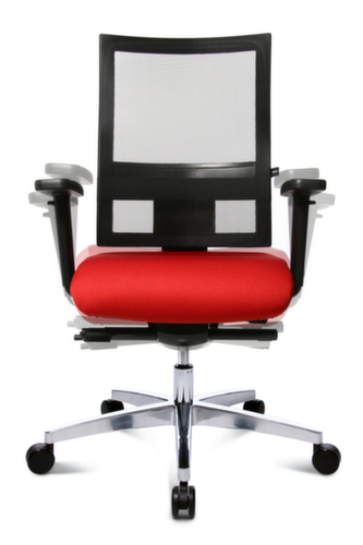 Topstar Drehstuhl Sitness 60 mit Body-Balance-Tec-Gelenk, Netzrückenlehne, rot