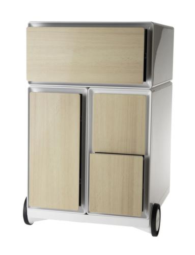 Paperflow Rollcontainer easyBox mit HR-Auszug, 3 Schublade(n), weiĂ/Buche