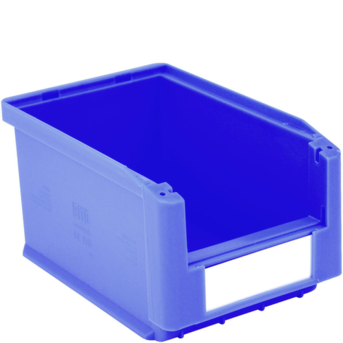 BITO Sichtlagerkasten hoch belastbar, blau, Tiefe 230 mm, Polypropylen