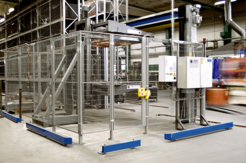 TROAX Flügeltür für Maschinen-Schutzgitter, Höhe x Breite 1400 x 1600 mm