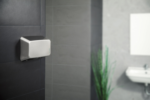 Händetrockner, mit Infrarotsensor, Edelstahl